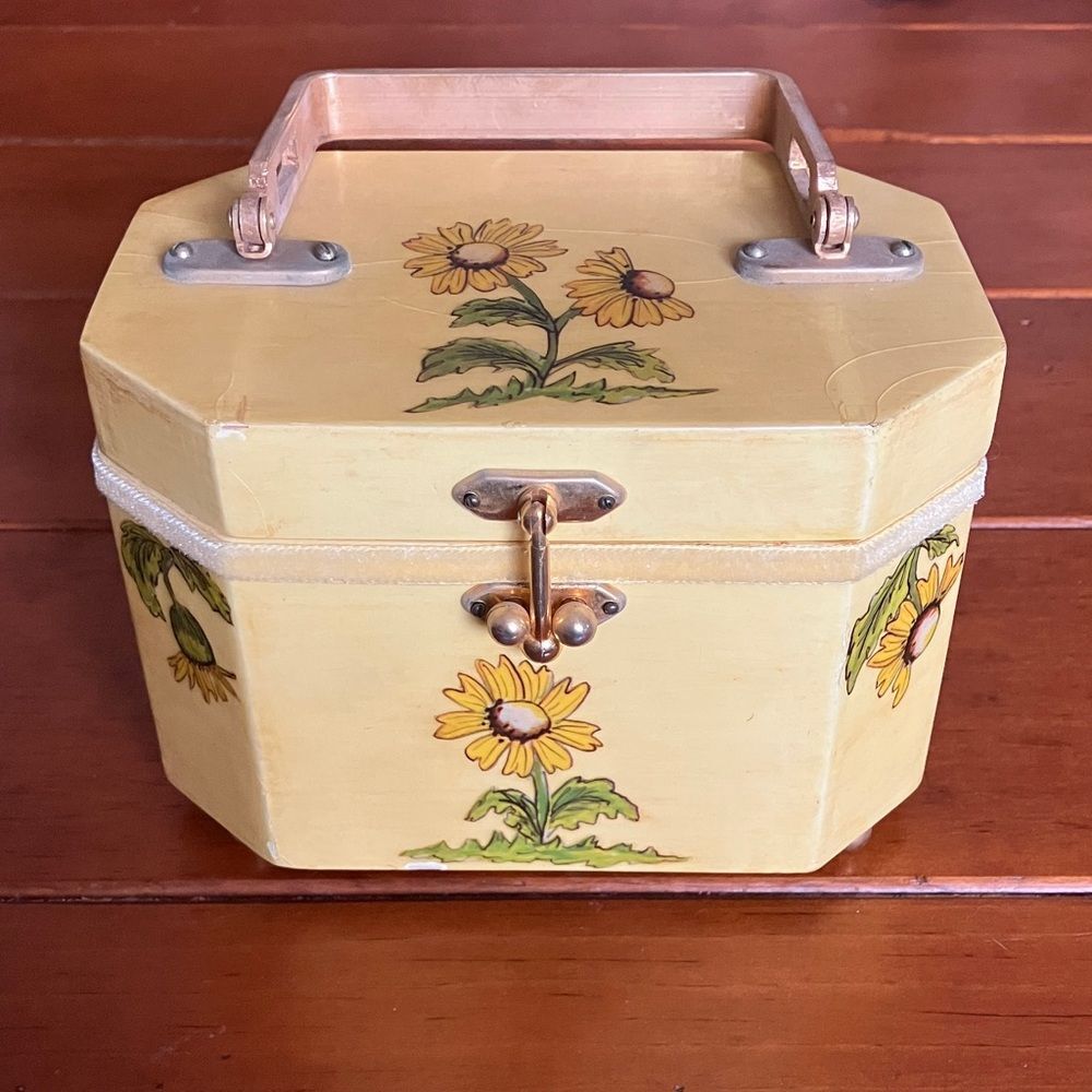 Vintage Wooden Purse Bag